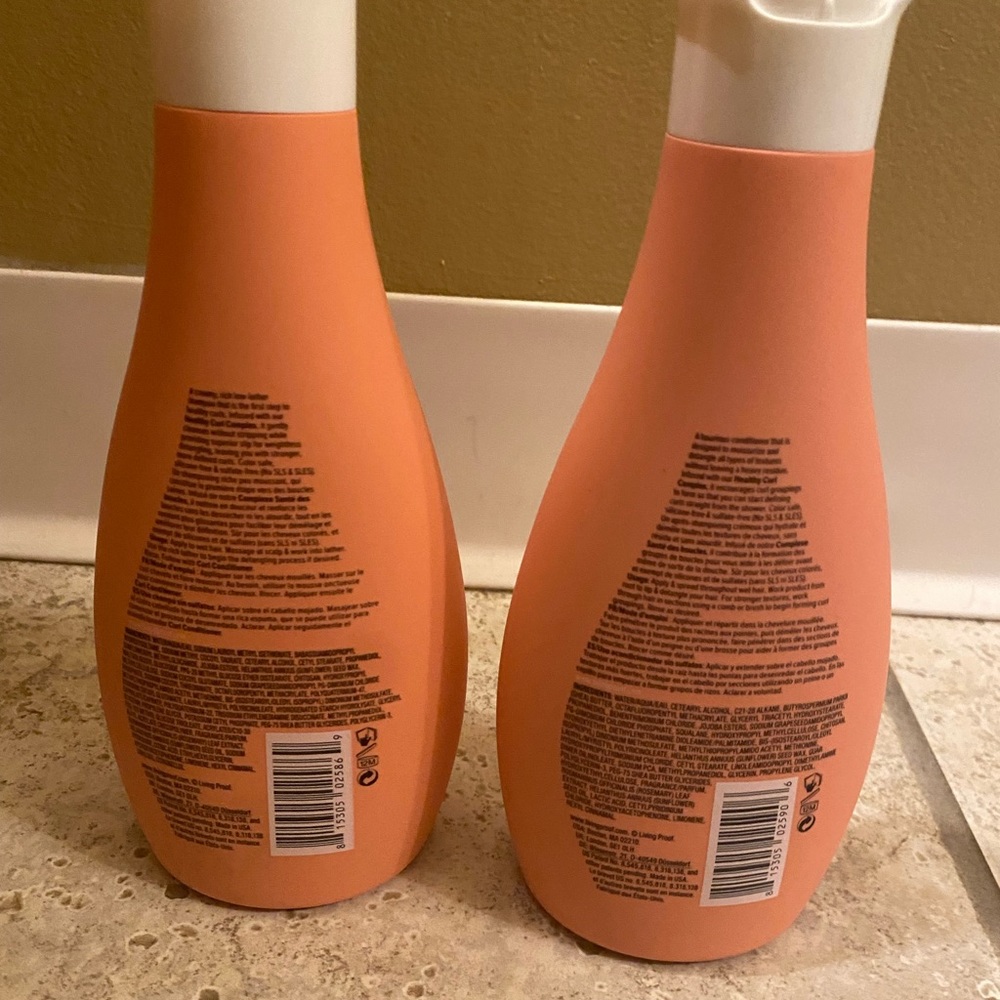 Living proof curly shampoo and conditioner never used completely full
